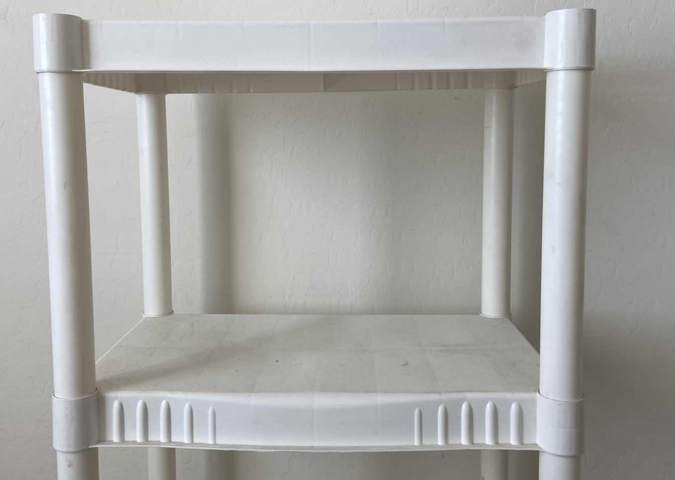 Photo 1 of FOUR TIER PLASTIC SHELF