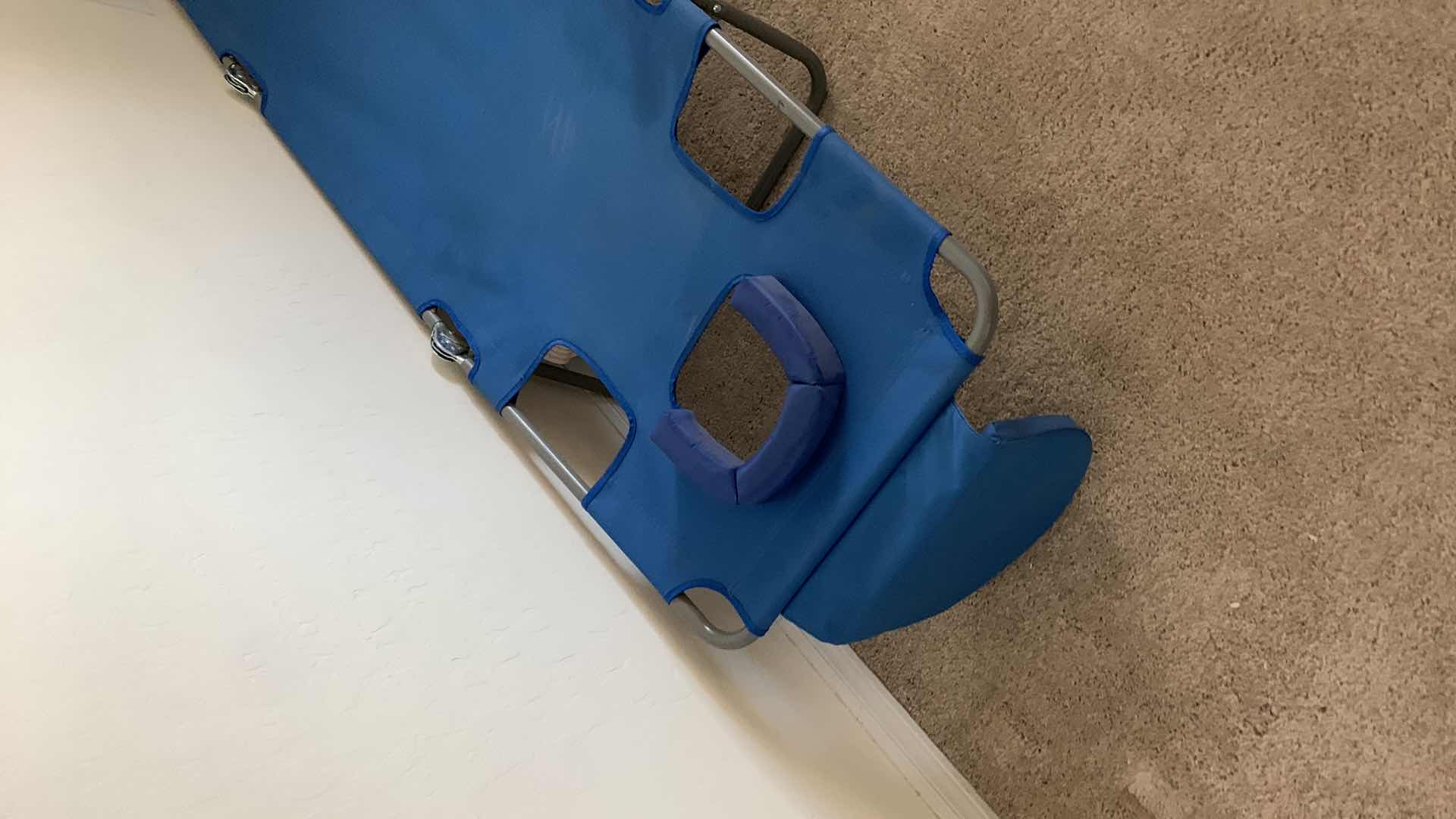 Photo 1 of OSTRICH COLLAPSABLE BEACH COT WITH FACE DOWN HEADREST