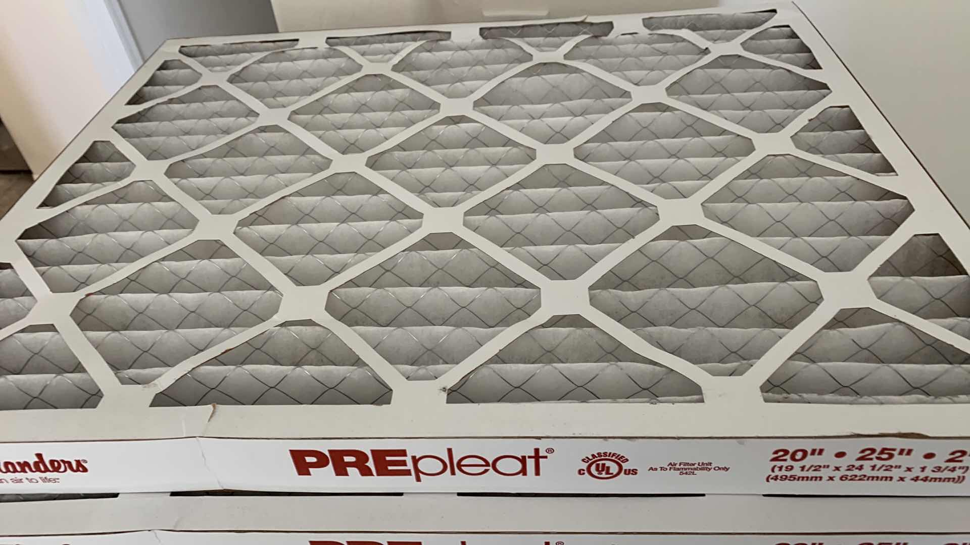 Photo 1 of 9-20” X 25” X 2” AIR FILTERS