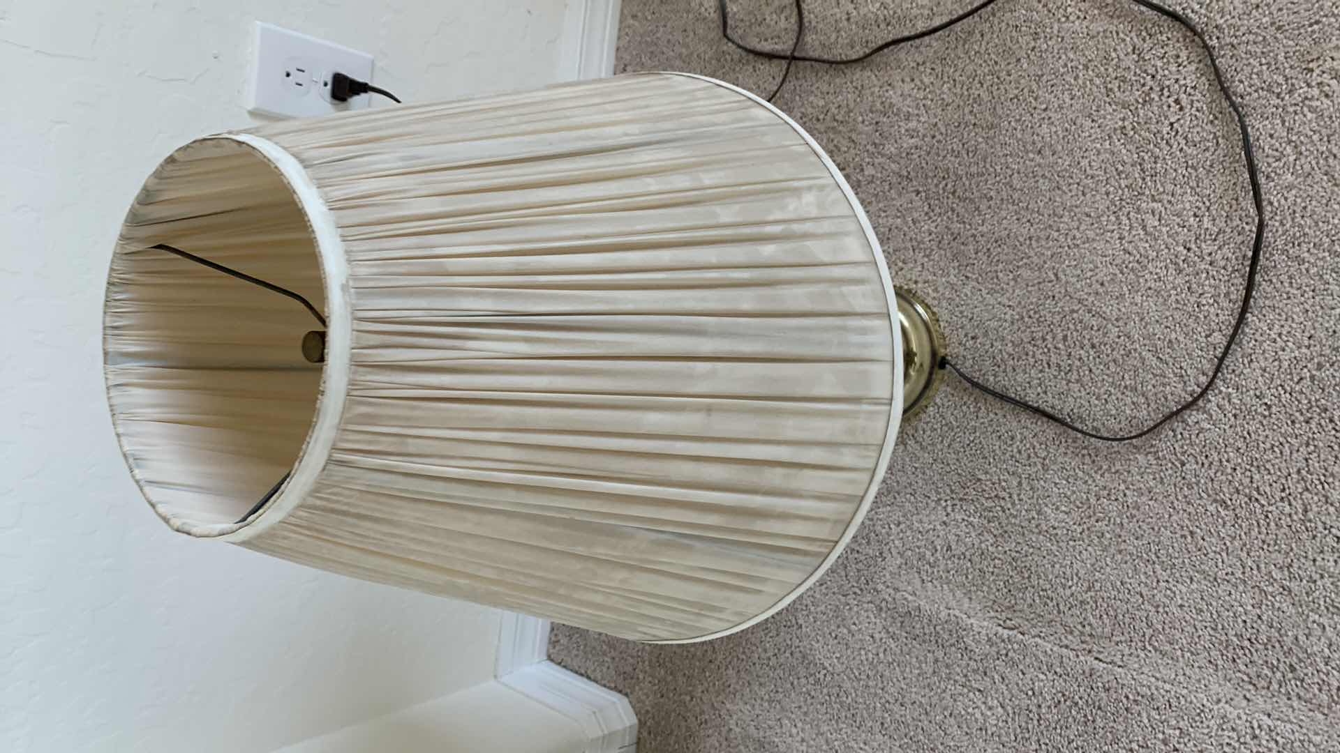 Photo 1 of BRASS LAMP 28” TALL