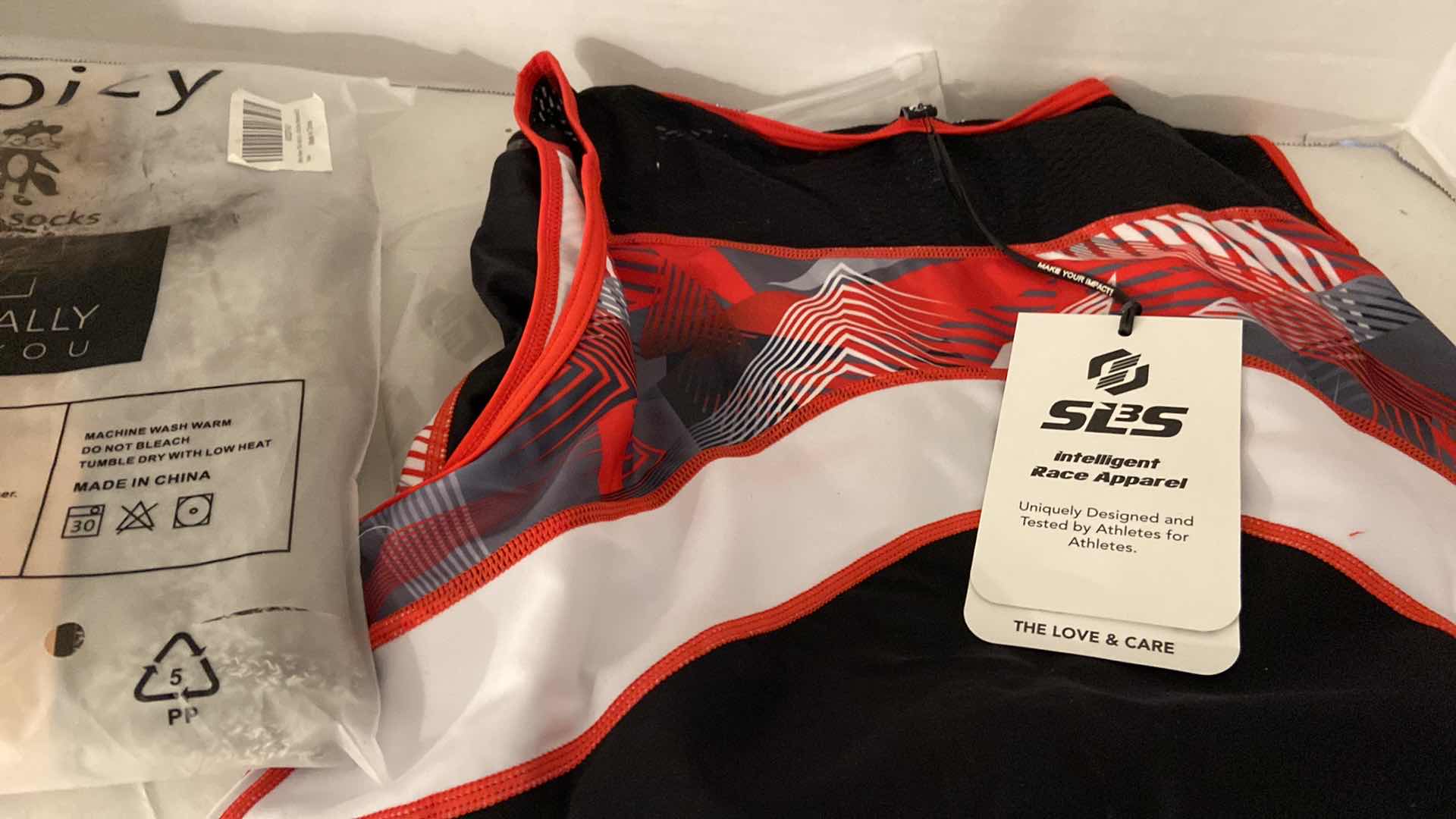 Photo 1 of BICYCLE RACING SHIRT AND MENS SOCKS