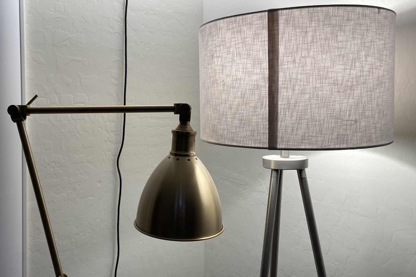 Photo 1 of SET OF TWO LAMPS