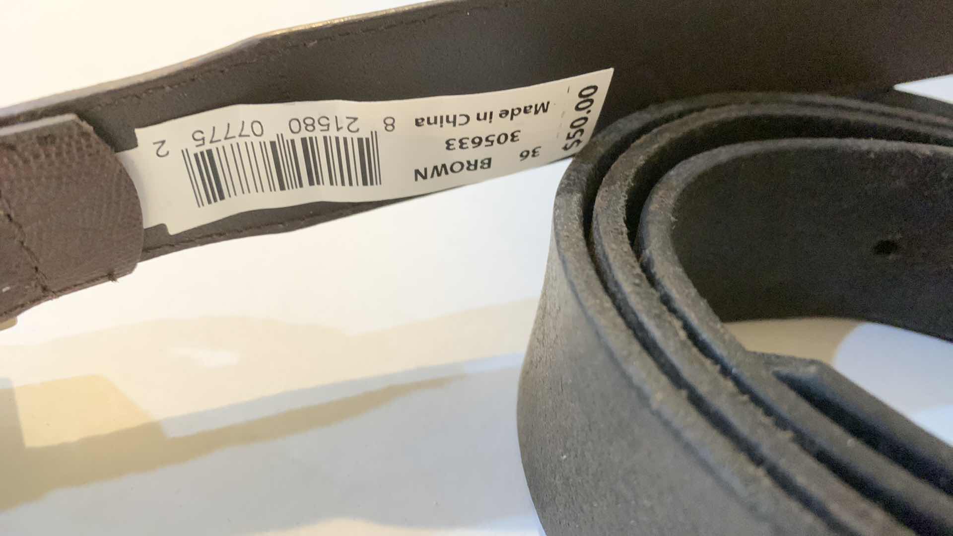 Photo 1 of 6- MENS BELTS SIZE 36