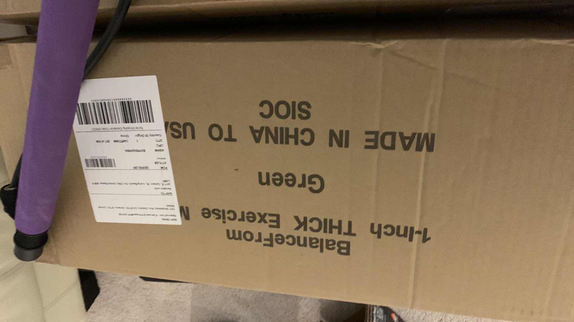 Photo 1 of 3-THICK EXERCISE MATS AND STRETCHING EQUIPMENT