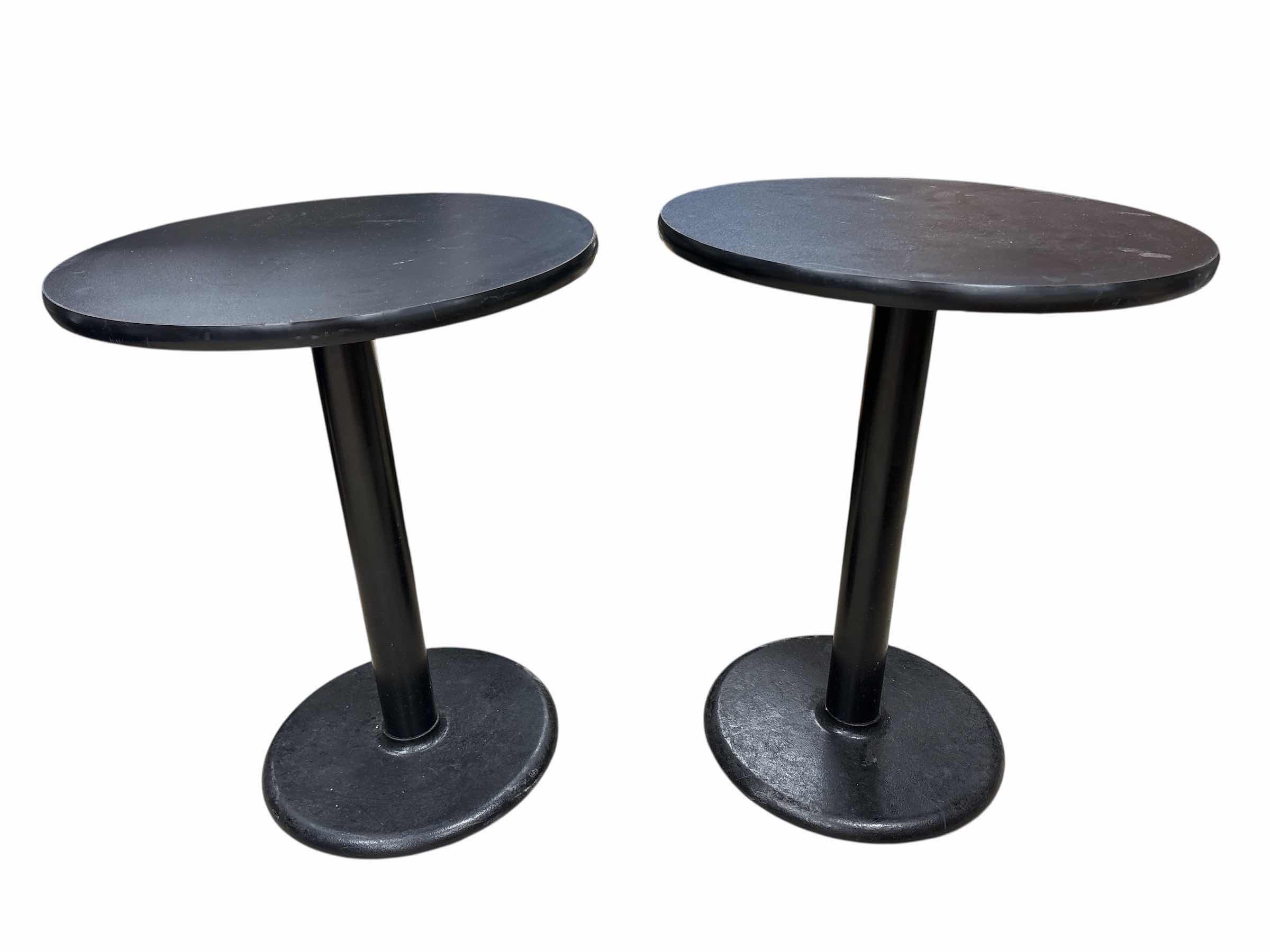 Photo 1 of (2) BAR TABLES 23”