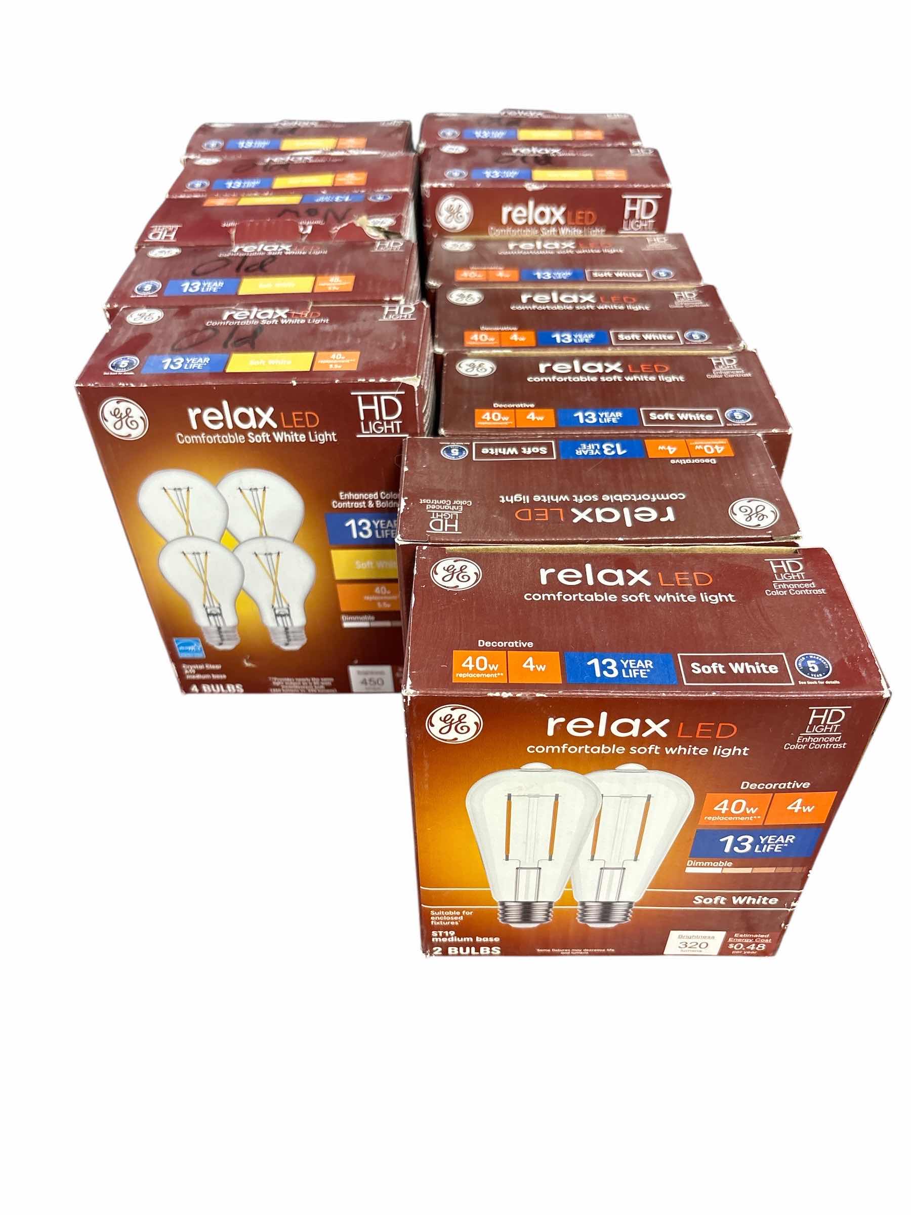 Photo 1 of LOT OF RELAX LED LIGHT BULBS