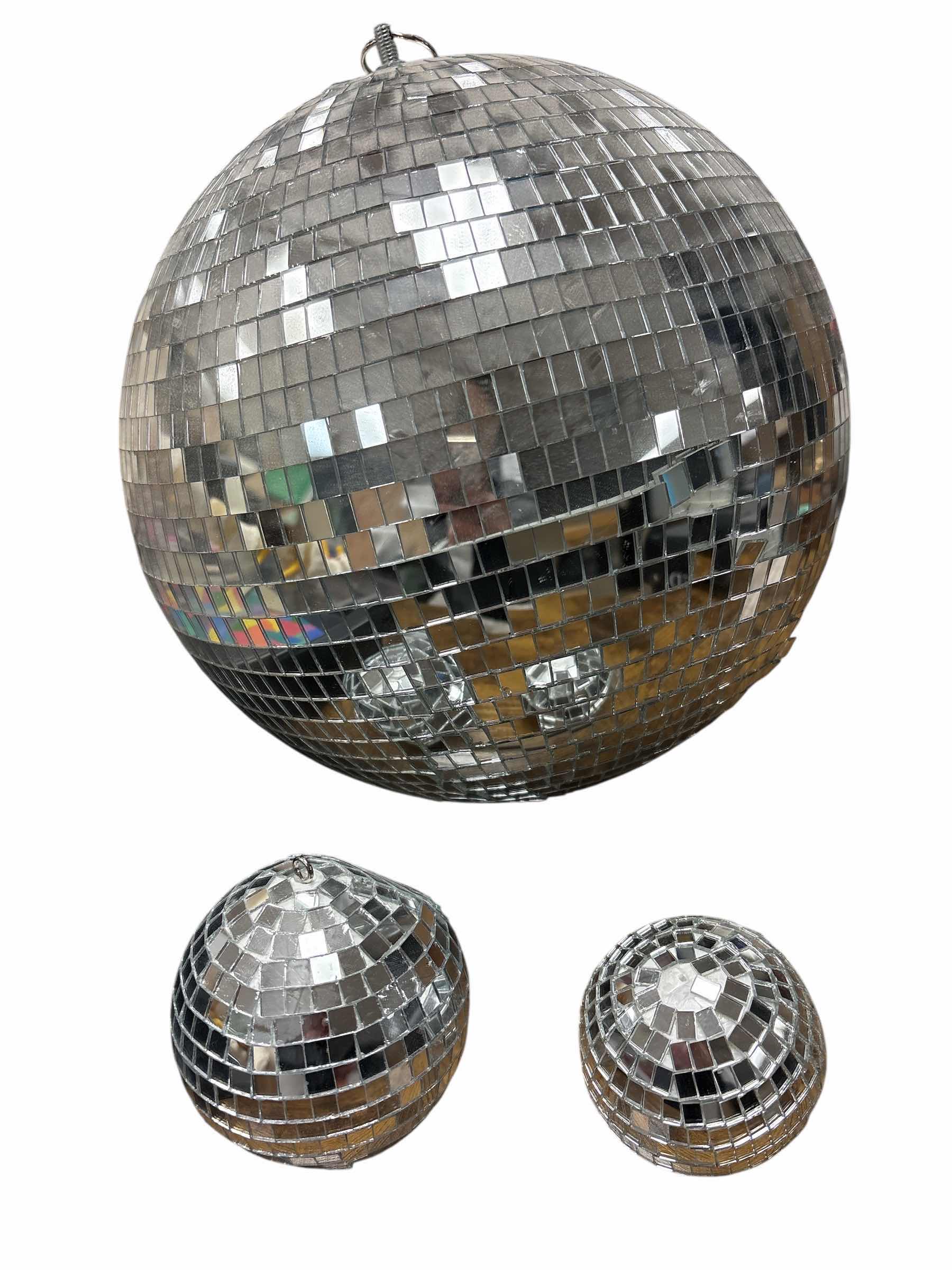 Photo 1 of (3)PCS DISCO BALLS
