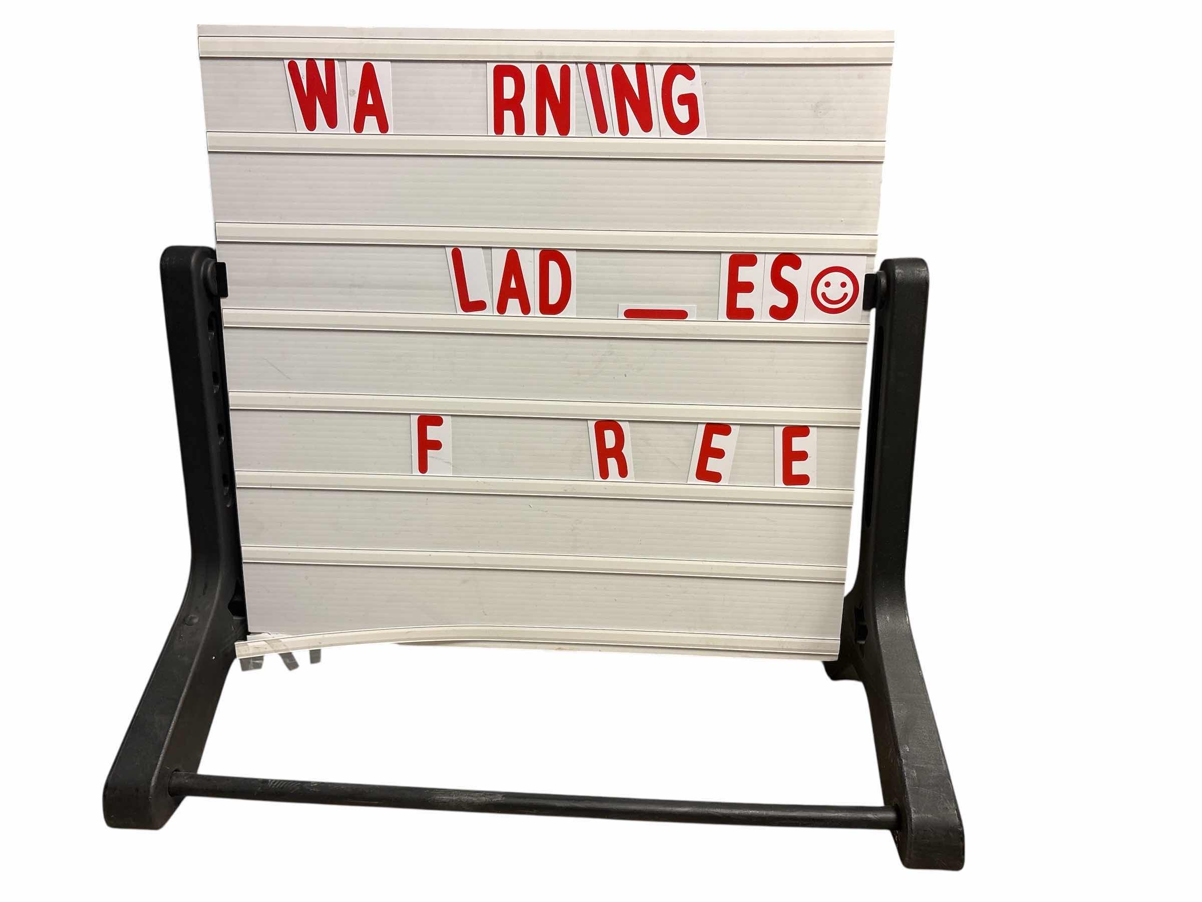 Photo 1 of INTERCHANGEABLE SIDEWALK SIGN