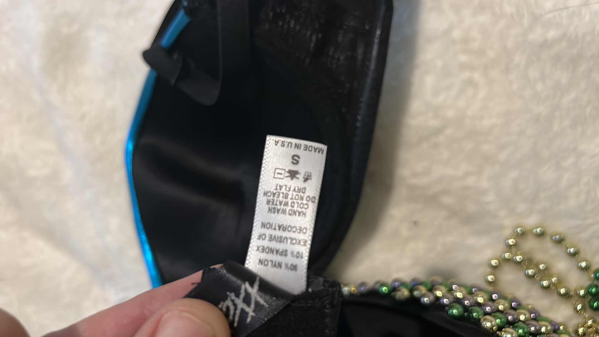 Photo 1 of WOMENS BEADED BRAS 1 SMALL, 1 MED BOTH HAVE STRAPS