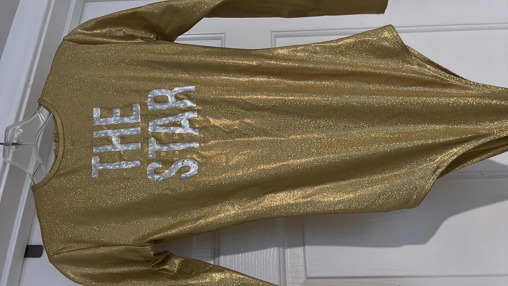 Photo 1 of WOMENS GOLD GLITTER “THE STAR” BODYSUIT SIZE SMALL
