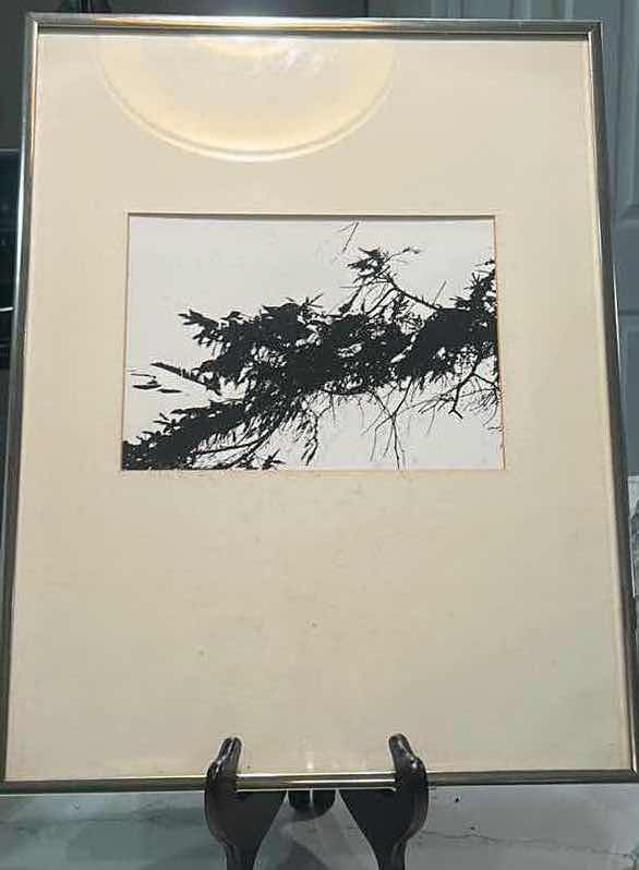 Photo 1 of FRAMED BLACK AND WHITE ARTWORK 14 1/4” x 18 1/4”