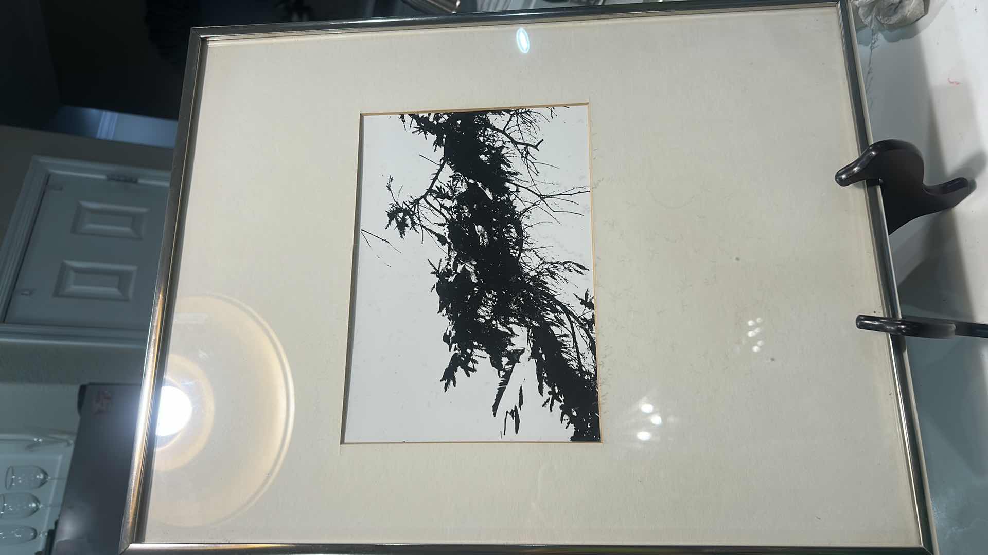 Photo 1 of FRAMED BLACK AND WHITE ARTWORK 14 1/4” x 18 1/4”