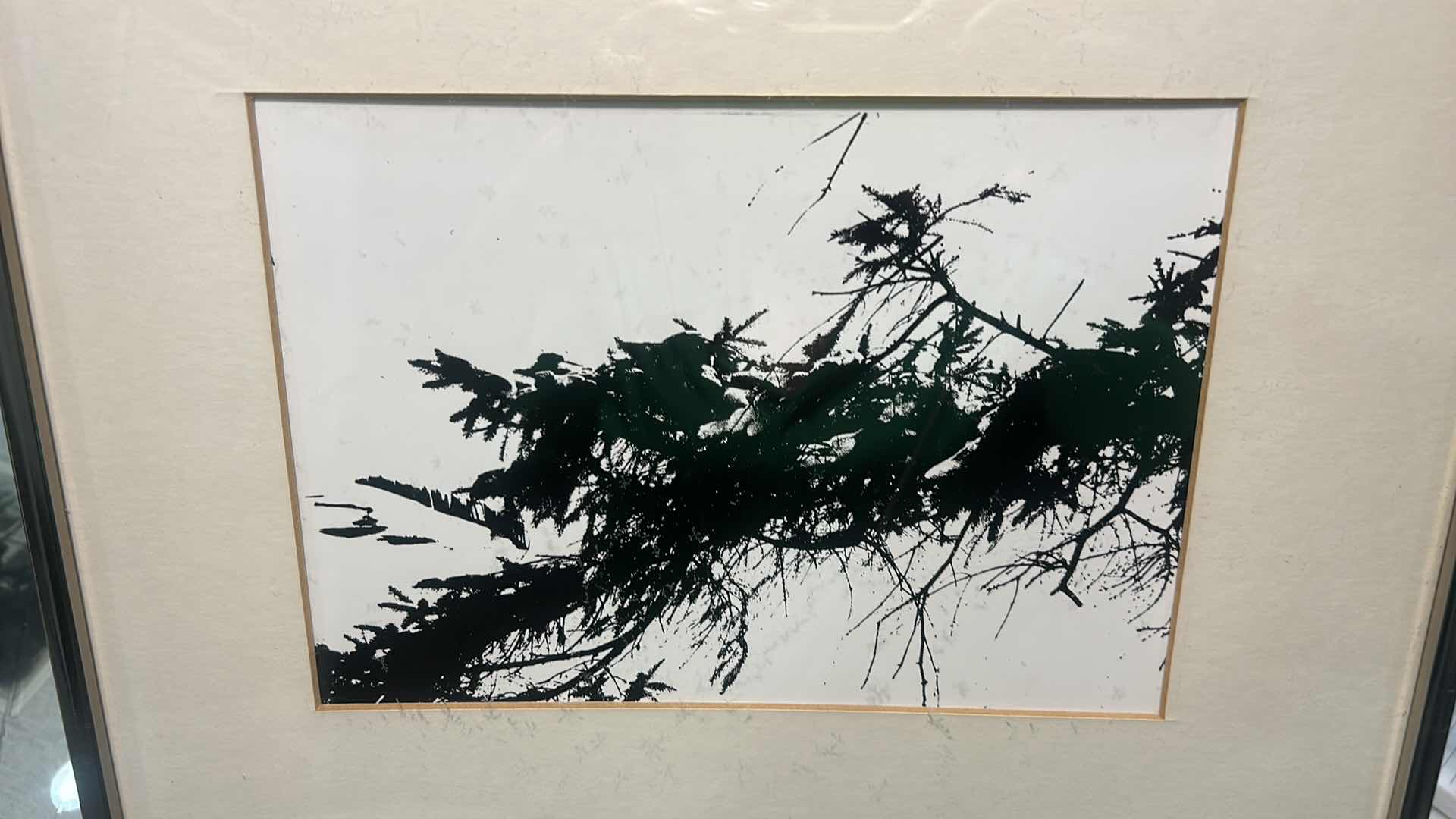 Photo 1 of FRAMED BLACK AND WHITE ARTWORK 14 1/4” x 18 1/4”