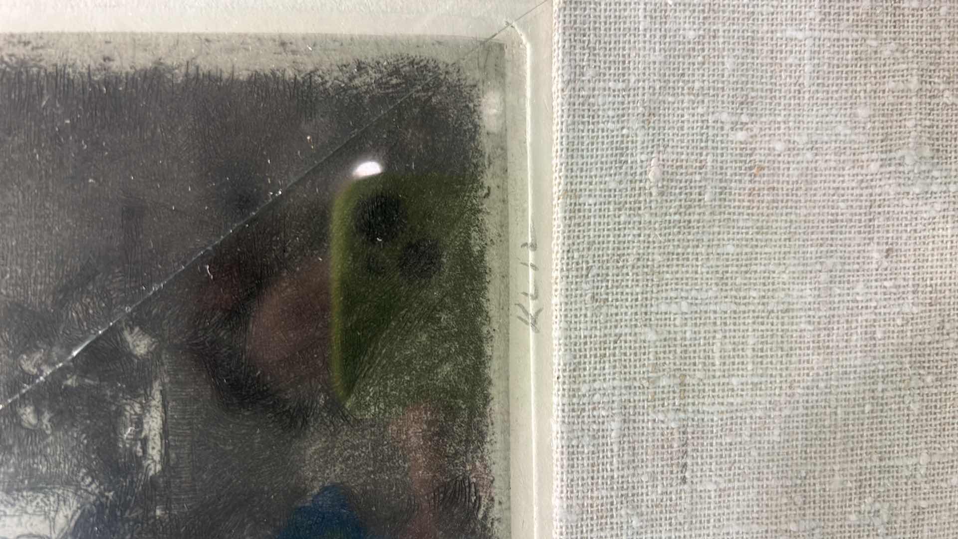 Photo 1 of VINTAGE FRAMED “THE TAVERN EXCHANGE” ARTWORK SIGNED 19“ x 15“