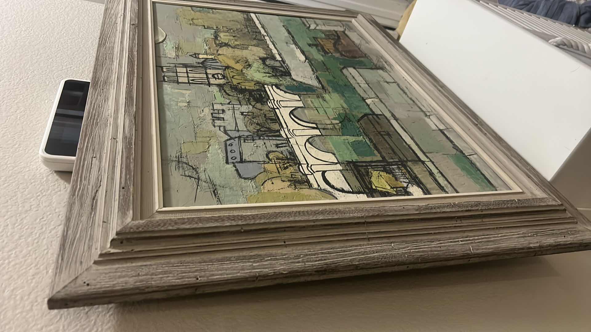 Photo 1 of FRAMED TEXTURED CANVAS SIGNED ARTWORK 36 1/2” x 29 1/4”