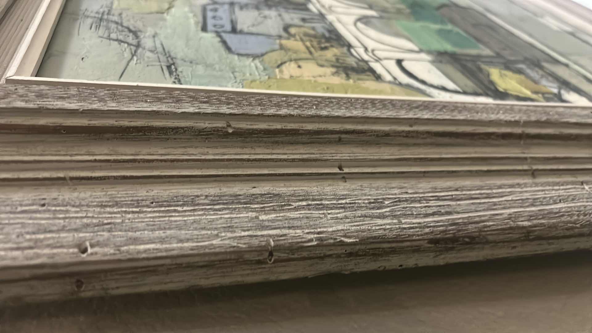 Photo 1 of FRAMED TEXTURED CANVAS SIGNED ARTWORK 36 1/2” x 29 1/4”