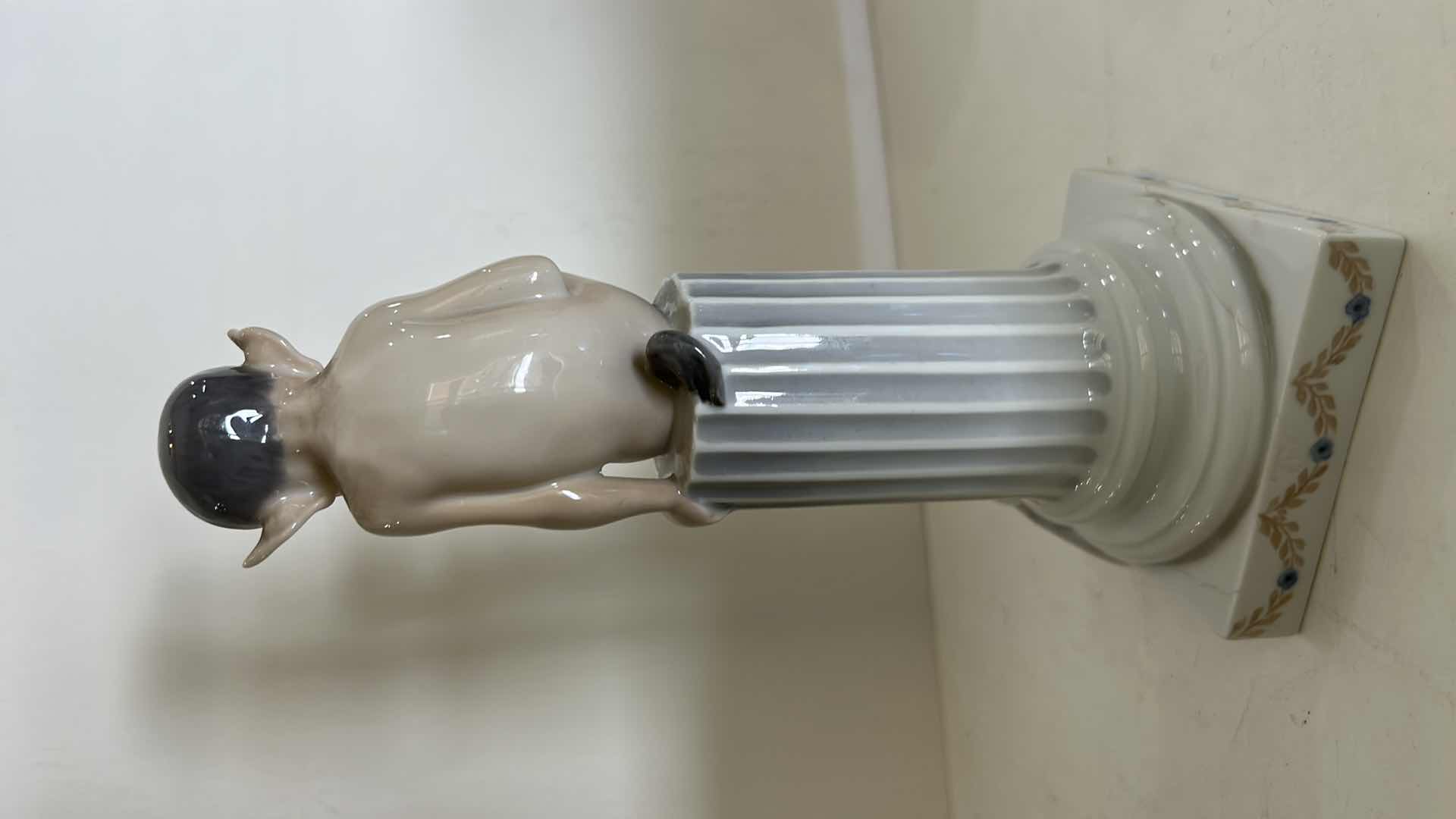 Photo 1 of VINTAGE NUMBERED ROYAL COPPENHAGEN PORCELAIN FIGURINE H8.5”