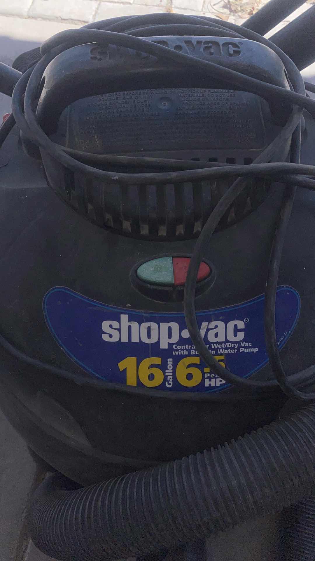 Photo 1 of 16 GALLON 6.5 HP SHOP VAC