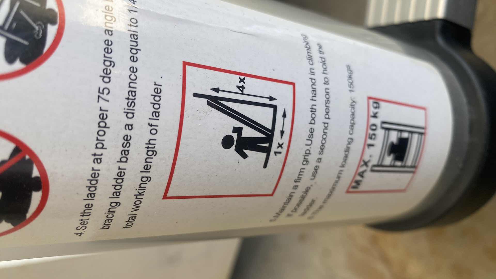 Photo 1 of 4’ EXPANDABLE LADDER WITH BAG