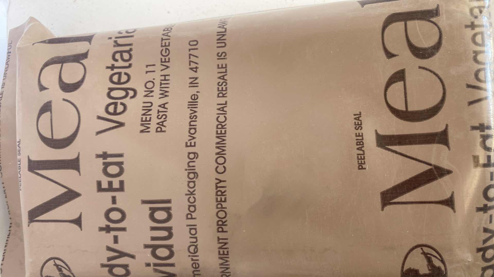 Photo 1 of 4 -  MEAL READY TO EAT INDIVIDUAL PACKAGES