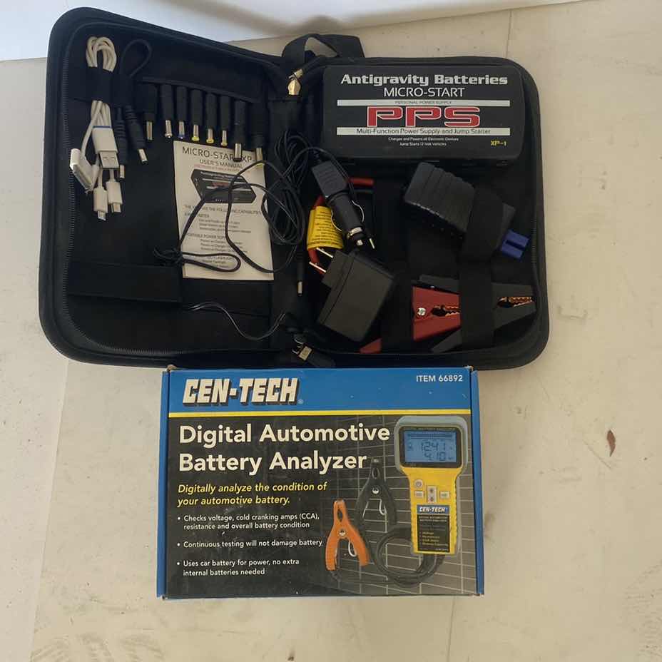Photo 1 of AUTOMOTIVE ANTI GRAVITY MUCRO START POWER SUPPLY & DIGITAL BATTERY ANALYZER