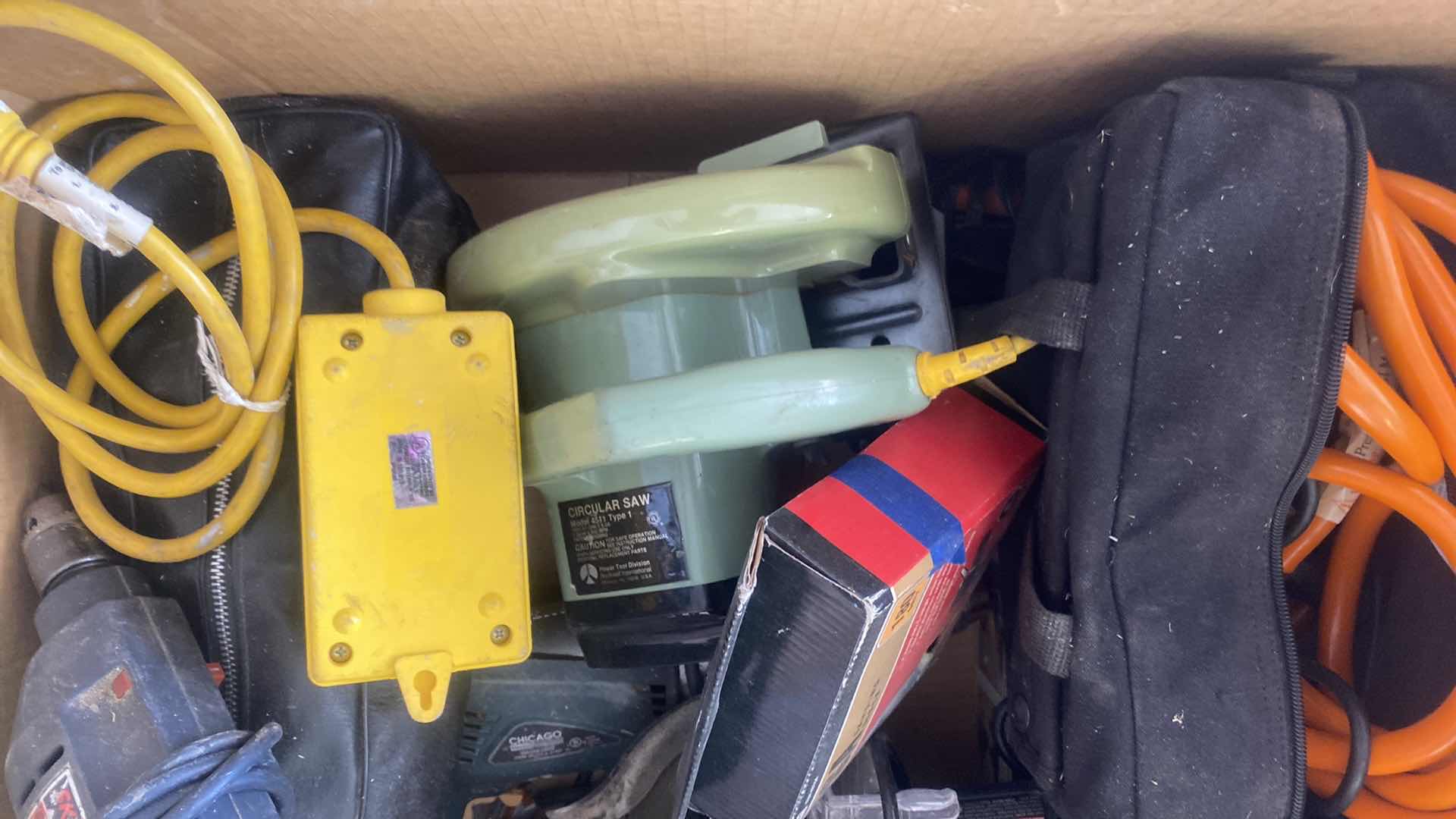 Photo 1 of BOX OF ASSORTED HAND TOOLS