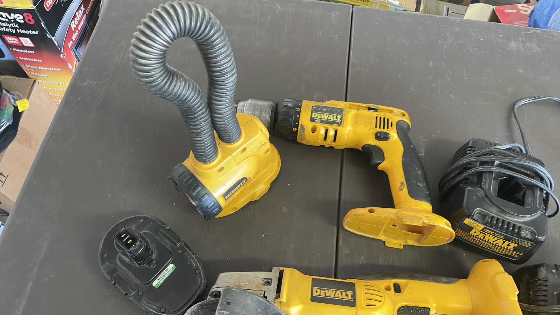 Photo 1 of DEWALT TOOL LOT , TWO CHARGERS ONE BATTERY