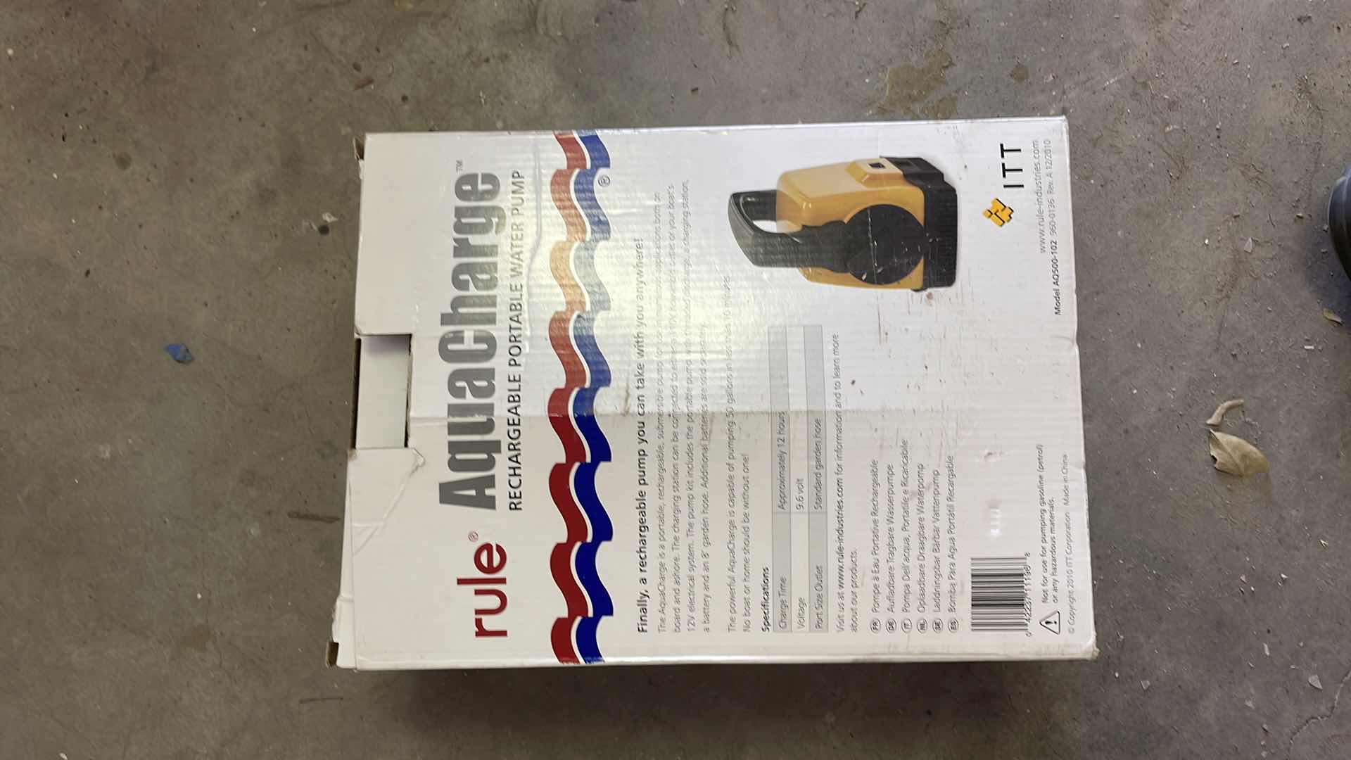 Photo 1 of AQUACHARGE RECHARGEABLE PUMP