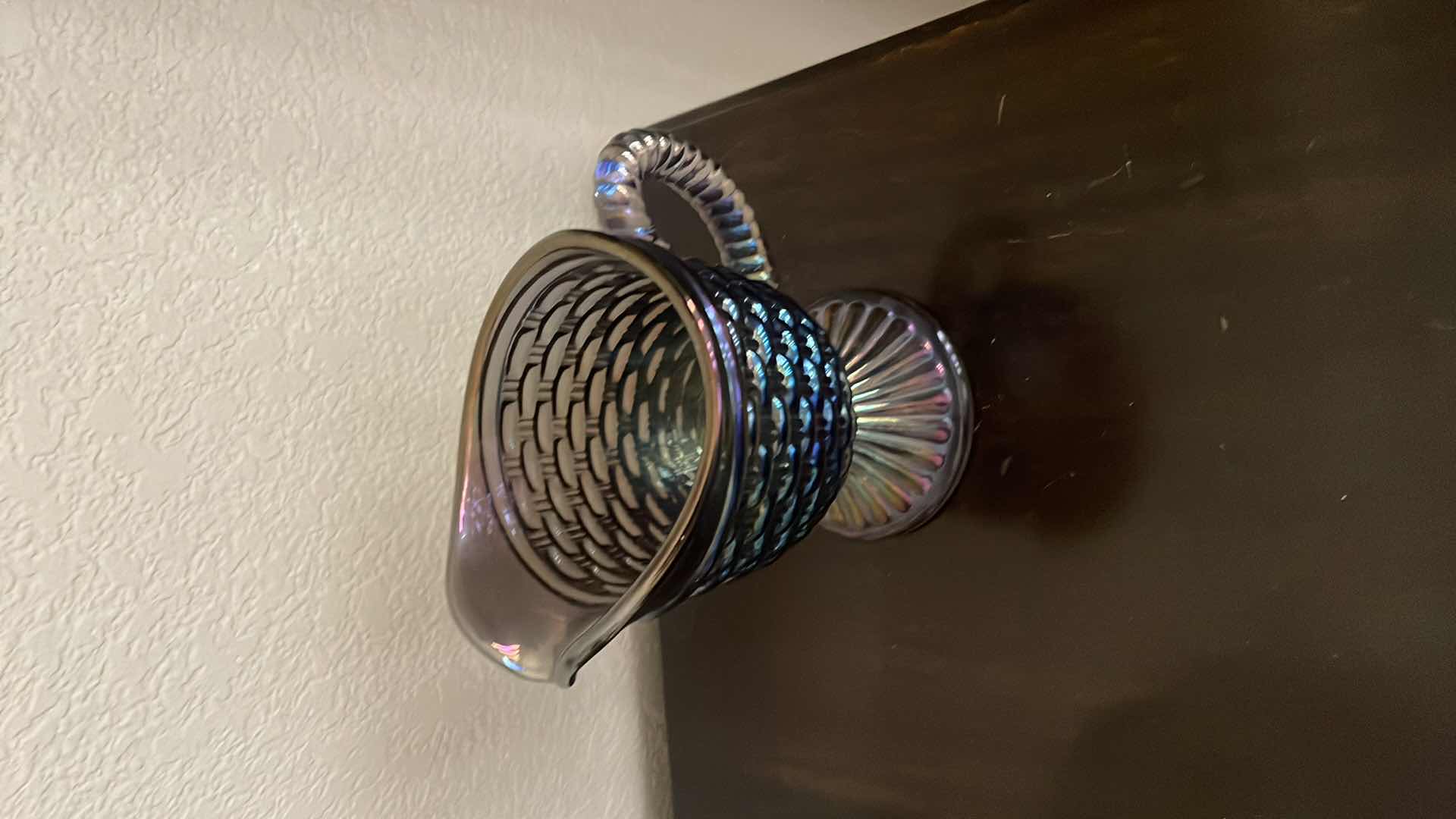 Photo 1 of CARNIVAL GLASS SMALL PITCHER 6”