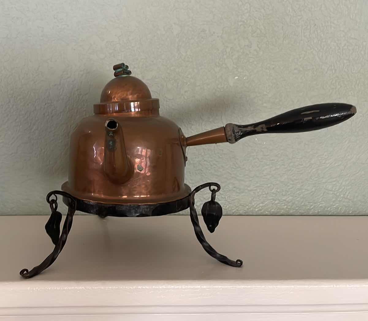 Photo 1 of ANTIQUE COPPER COFFEE /TEAPOT