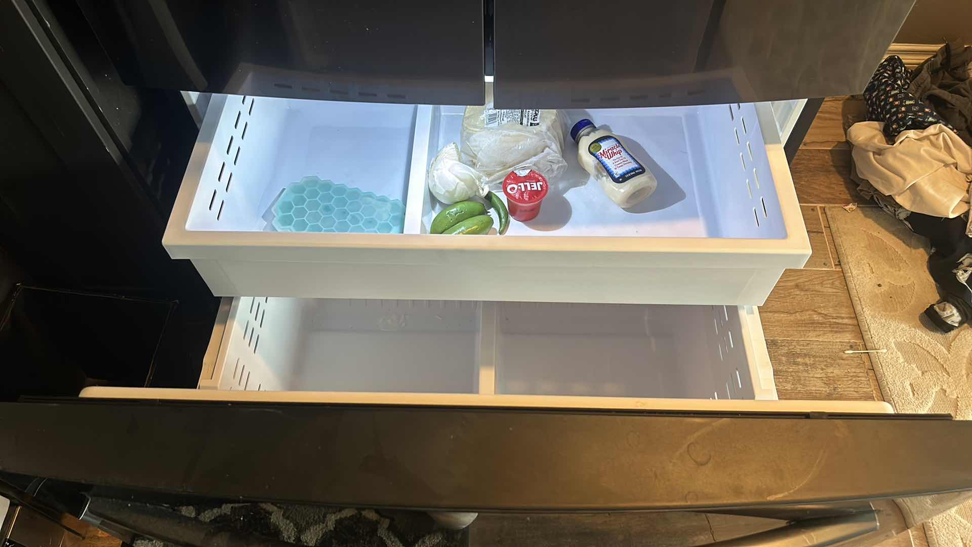 Photo 1 of SAMSUNG REFRIGERATOR MODEL RF-277550-1SG WITH DIMENSIONS OF 35 3/4" X 35 3/4" X H 70".