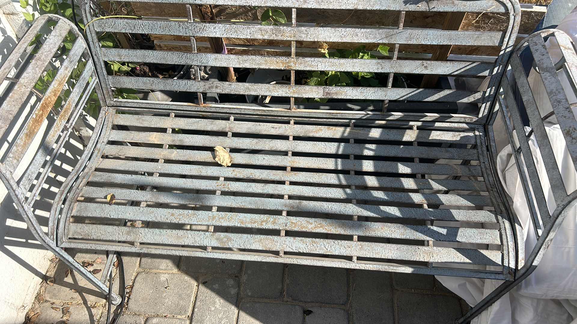 Photo 1 of METAL OUTDOOR BENCH 54" X 25" X H. 40 ¾".