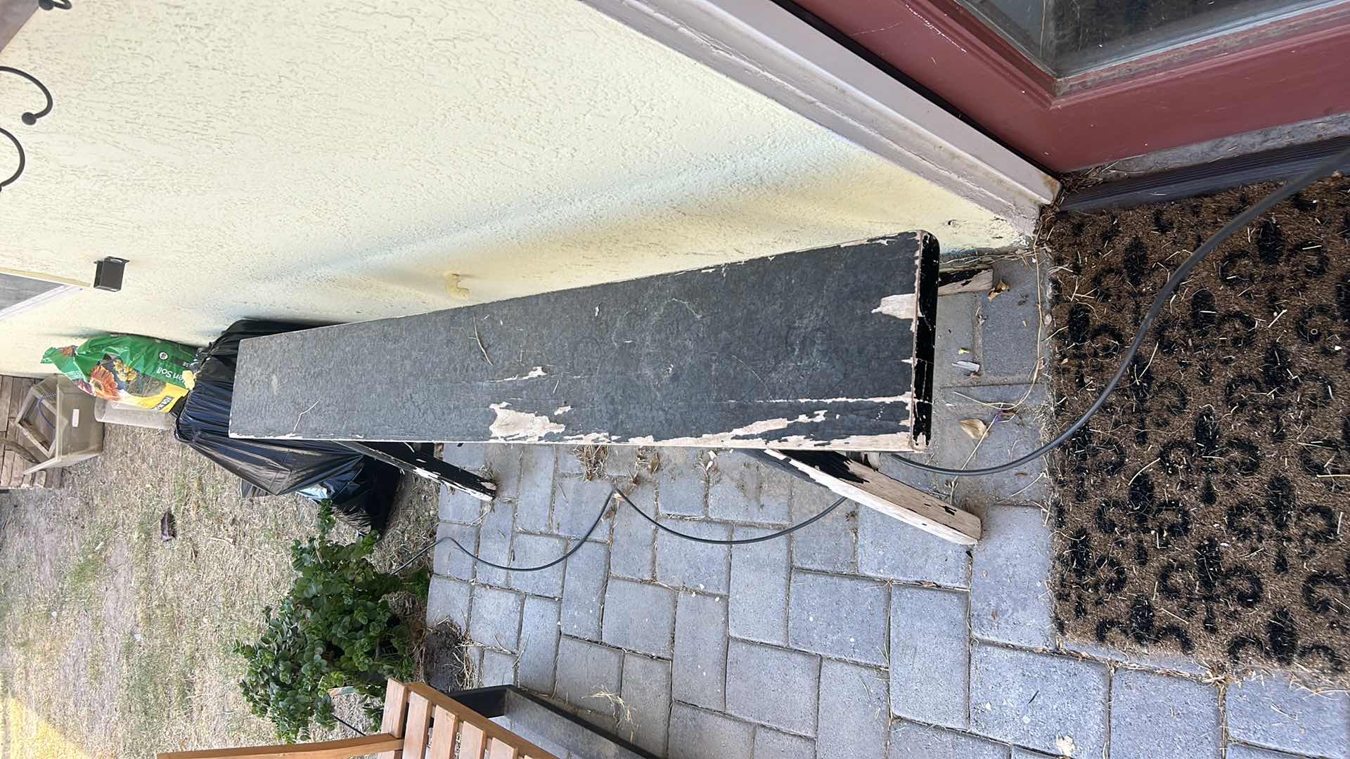 Photo 1 of LONG NARROW WOOD BENCH FURNITURE 71" X 9" X H. 22".