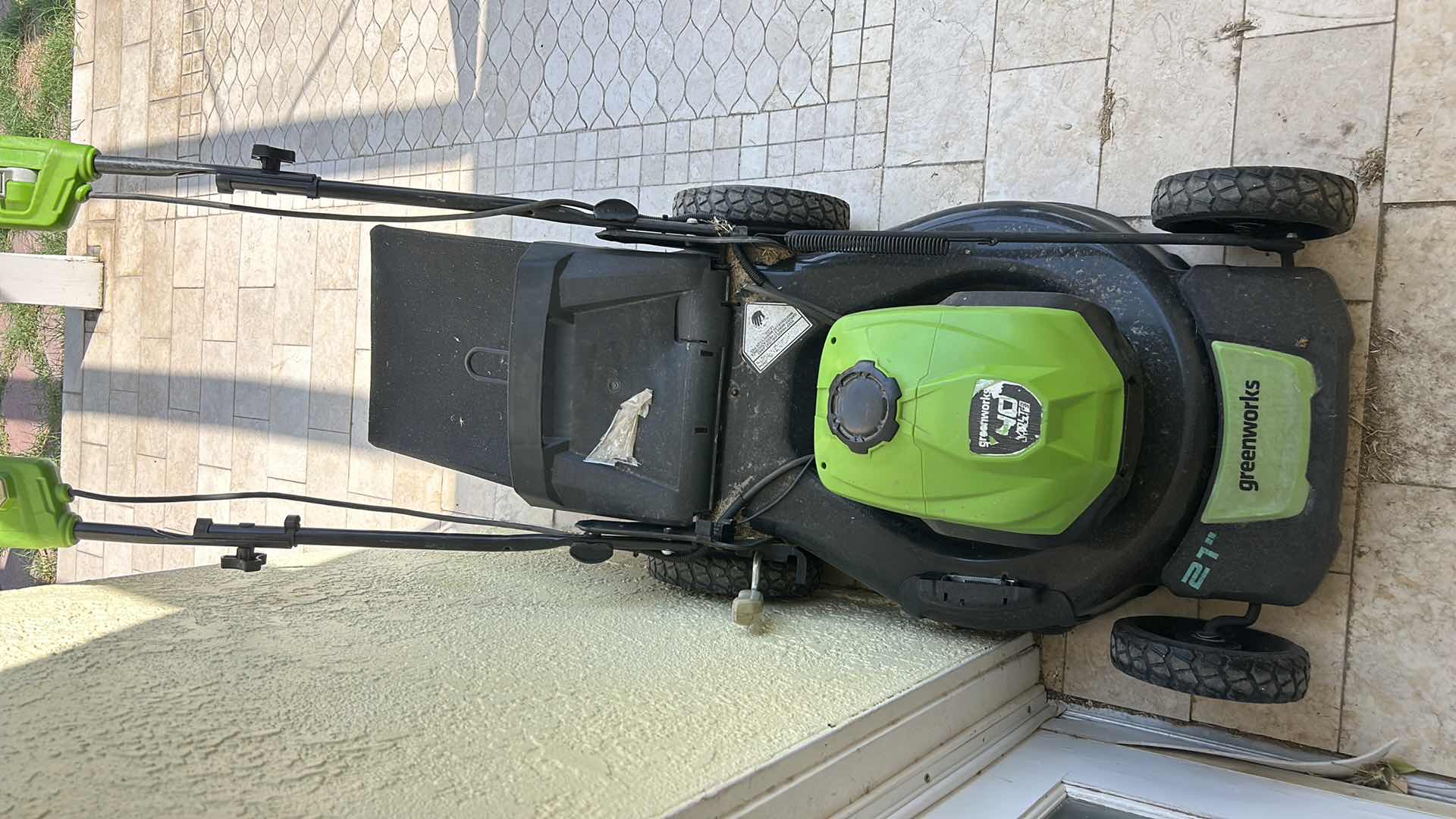 Photo 1 of GREENWORKS LAWNMOWER