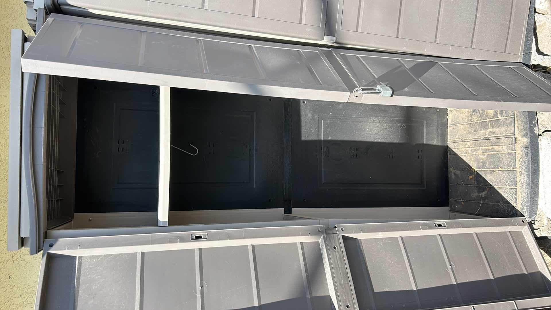 Photo 1 of OUTDOOR STORAGE SHED  26” x18 1/2“ x H6‘