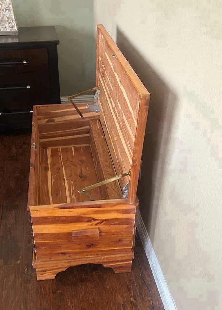 Photo 1 of  CEDAR STORAGE CHEST 41” x 18 1/2”  H18 1/2”