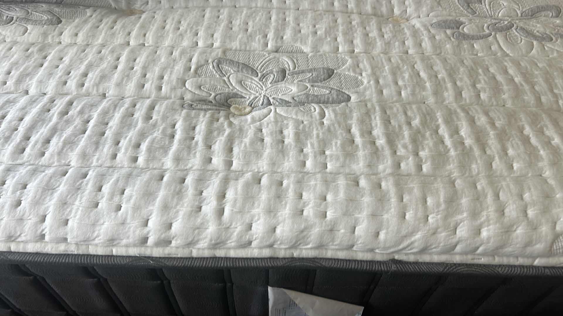 Photo 2 of E.F. KLUFT & CO. LUXURY KING MATTRESS SET (BOX SPRING IS 2 TWINS)
