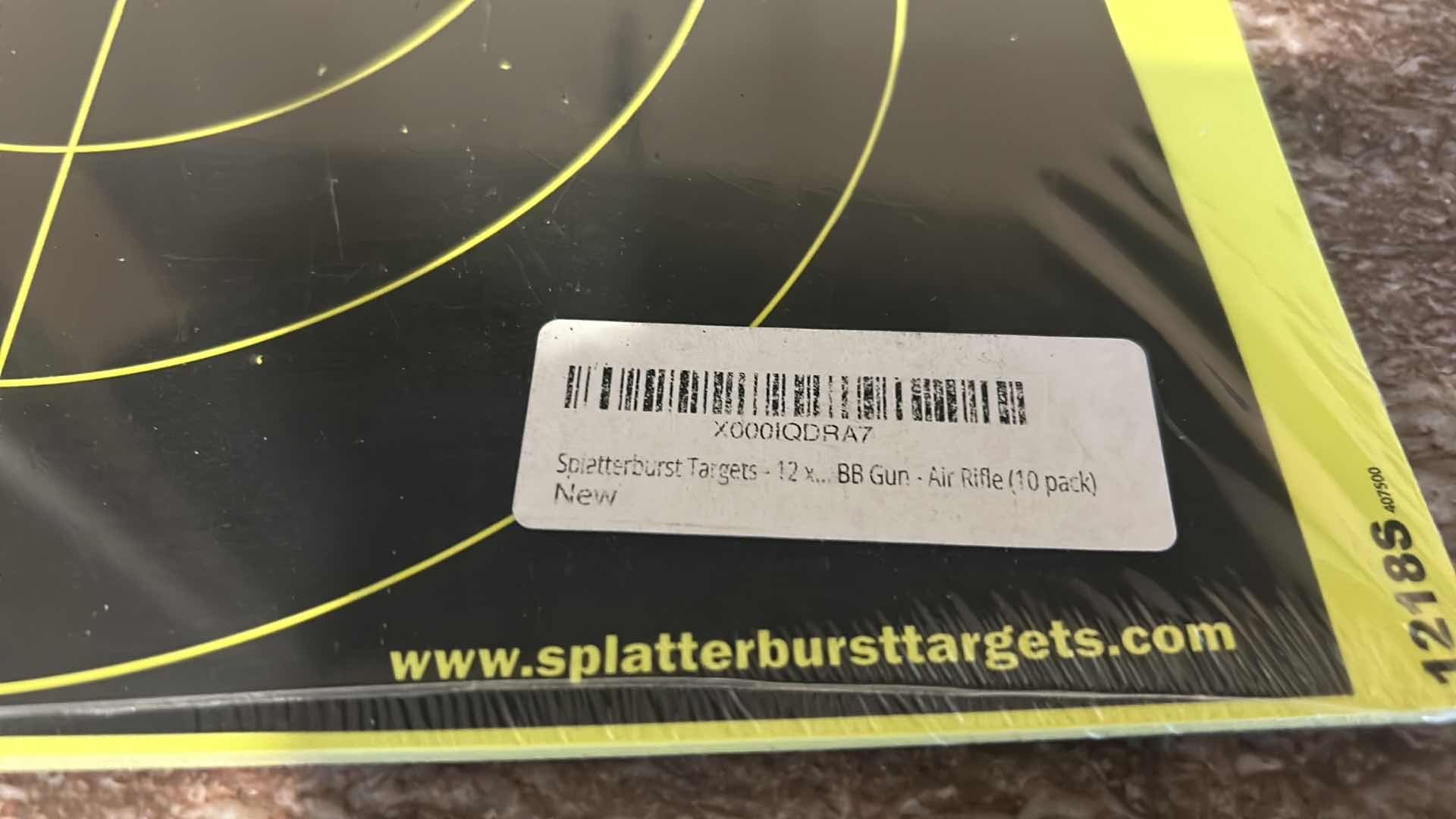 Photo 1 of NEW - PACKET SPLATTERBURST  12” X 18" SILHOUETTE TARGETS.