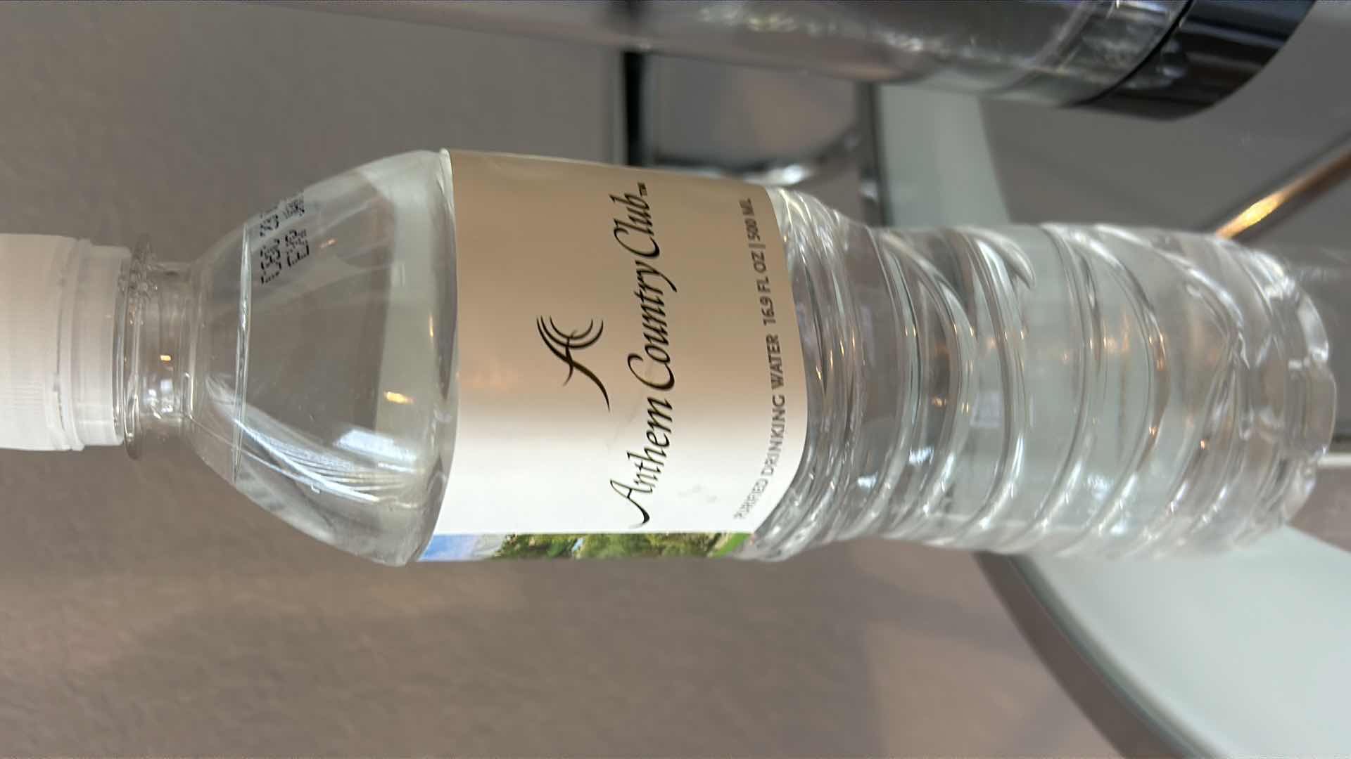 Photo 1 of COFFEE STATION - VERISMO COFFEE MAKER . WELCOME SIGN. TWO BONECHINA COFFEE MUGS BY ROCHERE & ANTHEM COUNTRY CLUB BOTTLED WATER.