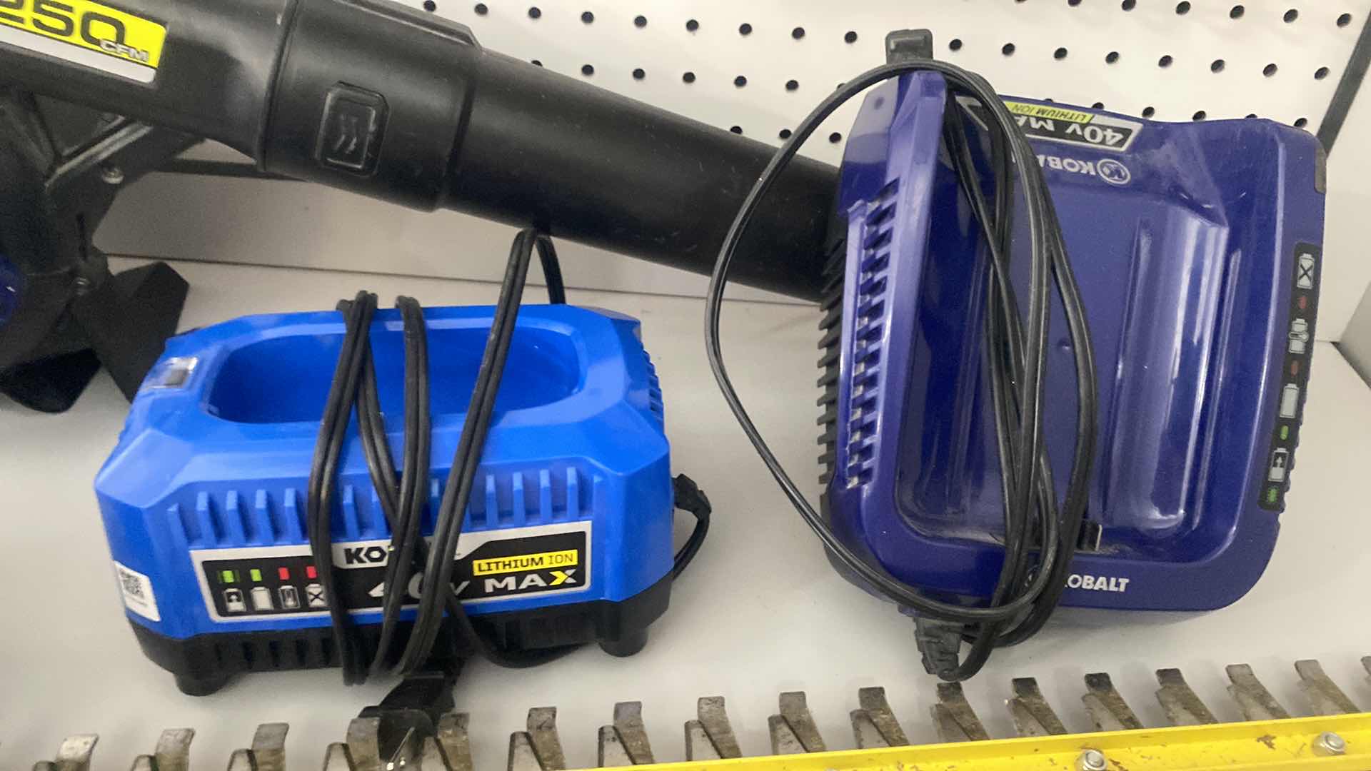 Photo 1 of KOBALT HEDGE TRIMMER AND BLOWER - ONE BATTERY ONLY