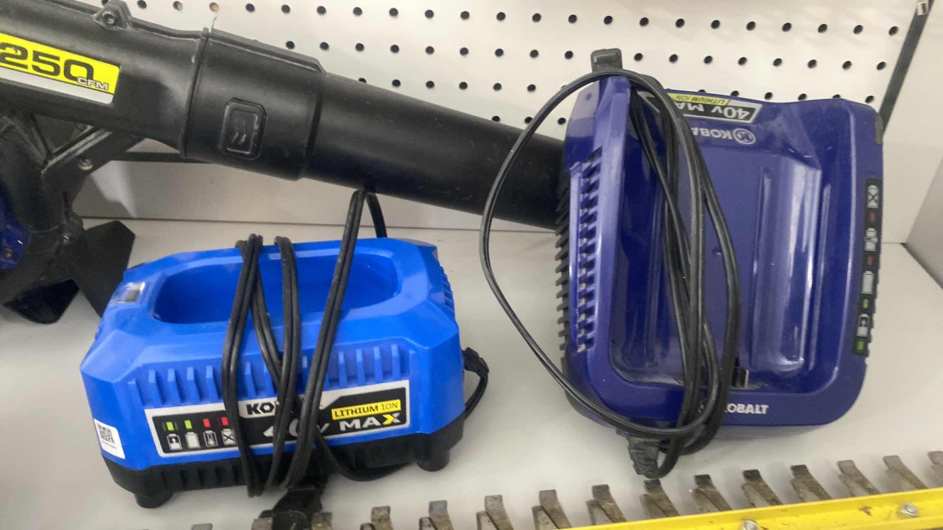 Photo 1 of KOBALT HEDGE TRIMMER AND BLOWER - ONE BATTERY ONLY