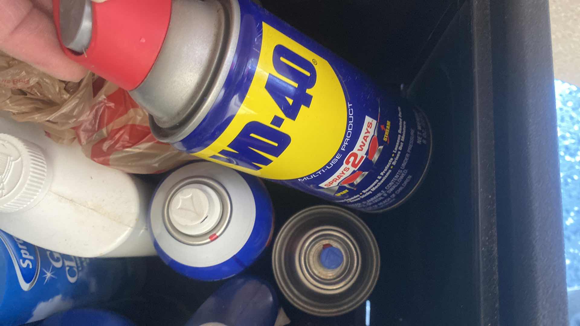 Photo 1 of CRATE OF CLEANER BUG SPRAY COOLANT & MORE