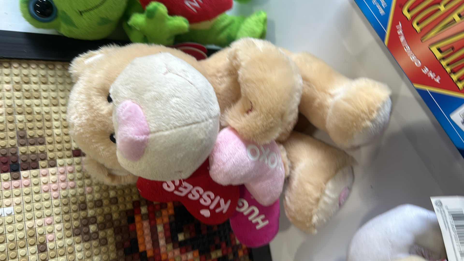 Photo 3 of CHILDRENS TOYS AND LEGO DOG ARTWORK 22” x 22  ”