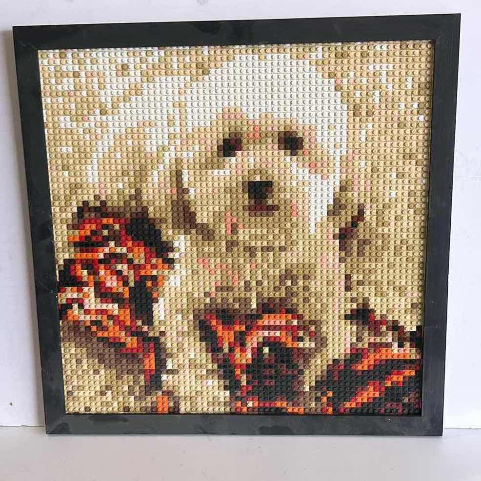 Photo 8 of CHILDRENS TOYS AND LEGO DOG ARTWORK 22” x 22”