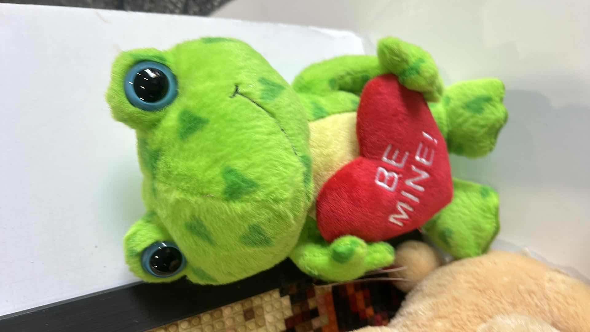 Photo 1 of CHILDRENS TOYS AND LEGO DOG ARTWORK 22” x 22”