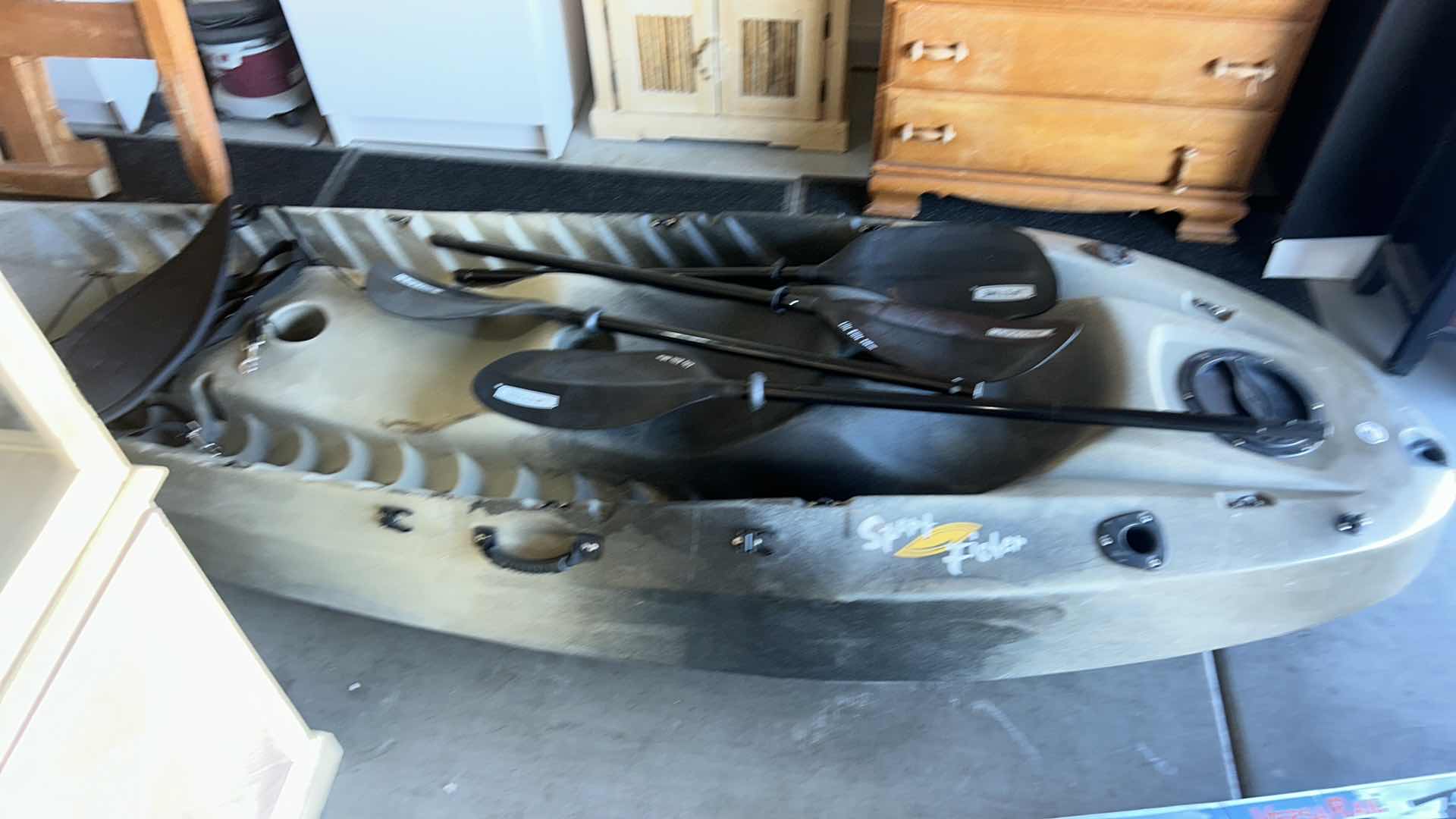 Photo 1 of SPORTING GOODS. BRAND NEW  KAYAK BY SPORT FISHER WITH ALL-NEW ACCESSORIES. NEVER USED. $1200