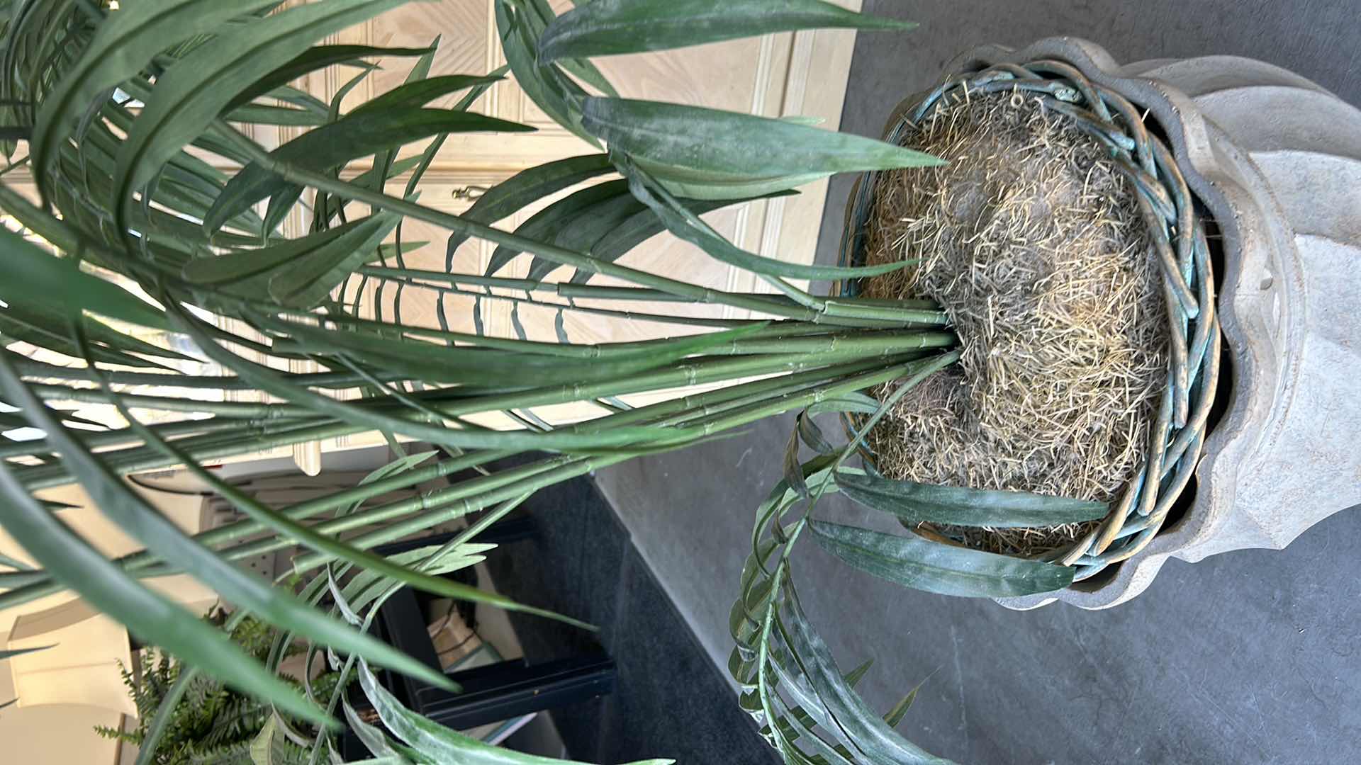 Photo 1 of HOME DECOR - FOUR-FOOT, FAUX, INDOOR, PALM TREE.