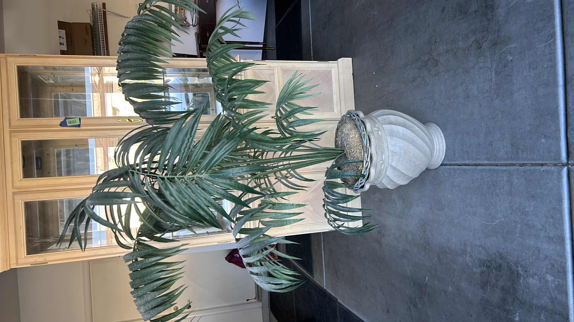 Photo 1 of HOME DECOR - FOUR-FOOT, FAUX, INDOOR, PALM TREE.