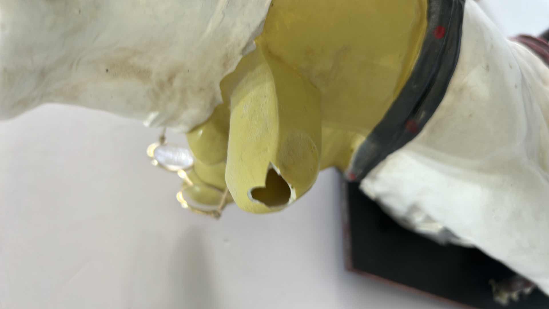 Photo 1 of KITCHEN DECOR - PIG CHEF FIGURINE, WITH CHALKBOARD. H23”.