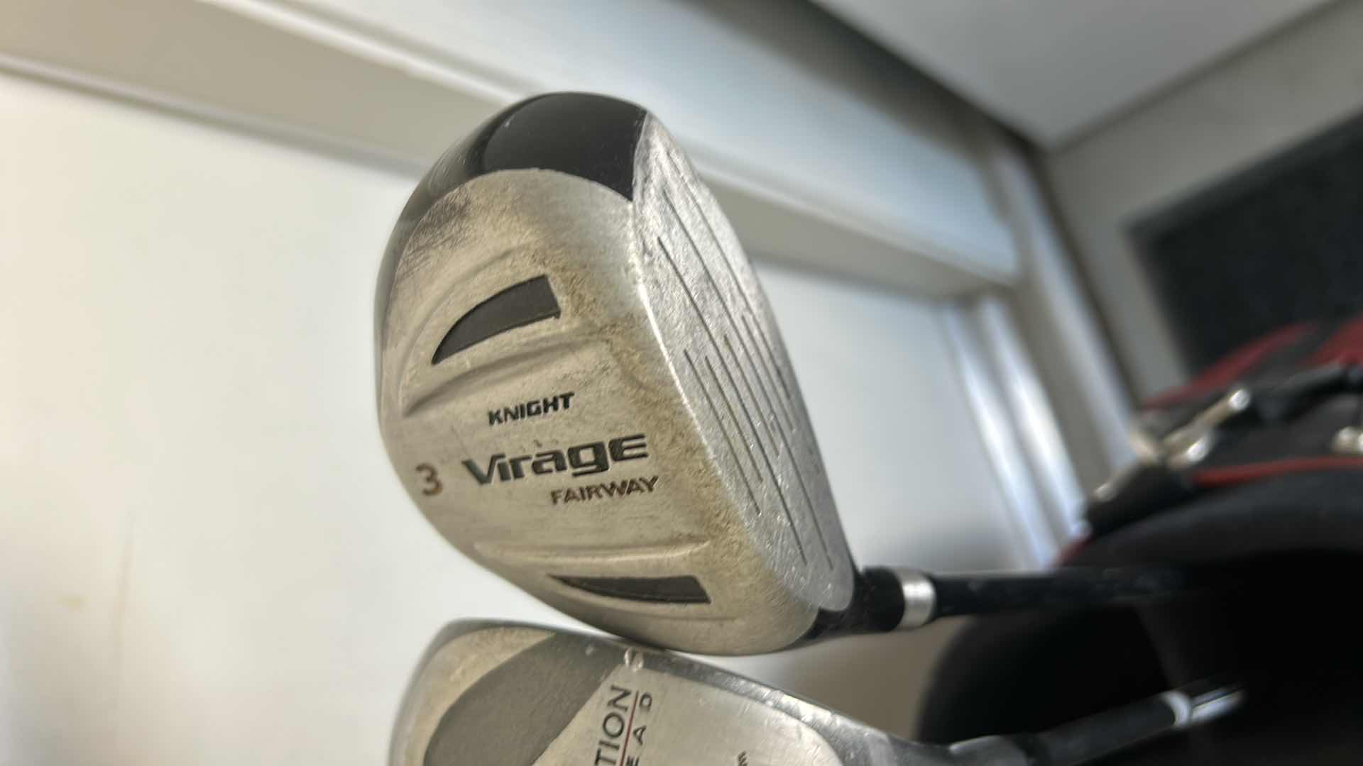 Photo 1 of M-A-X-F-L-I, GOLF BAG, AND 3 TITANIUM SPECIAL EDITION GOLF CLUBS AND KNIGHT VIRAGE.